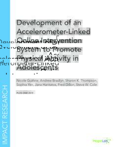 Development of an Accelerometer-Linked Online Intervention System to Promote Physical Activity in Adolescents