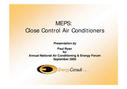MEPS - Close Control Air Conditioner