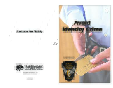 Partners for Safety  Avoid Identity Crime  Compliments of