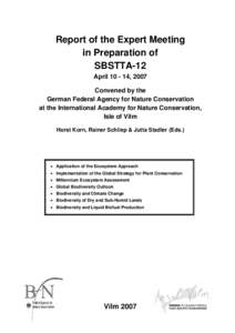 Microsoft Word - SBSTTA-12 prep meet report 070425_final.doc