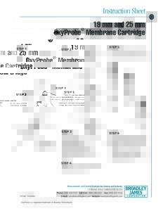 Instruction Sheet 19 mm and 25 mm OxyProbe Membrane Cartridge ®  STEP 1
