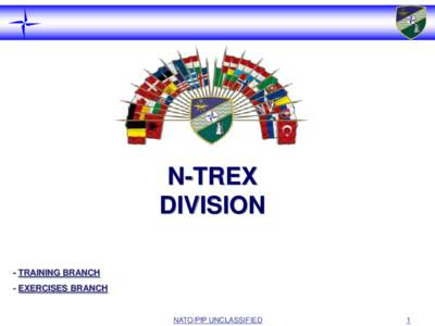 N-TREX DIVISION - TRAINING BRANCH - EXERCISES BRANCH  NATO/PfP UNCLASSIFIED