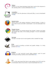 Firefox / Audacity / GIMP / LibreOffice / Inkscape / VALO-CD / WinLibre / Software / Portable software / Google Chrome