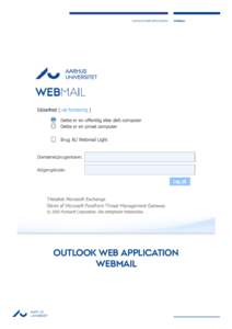 outlook web application  webmail Outlook web application webmail
