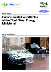 Industry Agenda  Public-Private Roundtables at the Third Clean Energy Ministerial