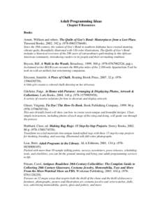 Microsoft Word[removed]adult program ideas Ch 8 Resources.doc