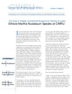 CWRU  Center for Professional Ethics