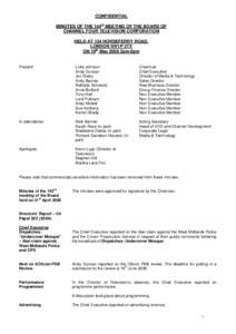 MINUTES OF THE 129th MEETING OF THE BOARD OF