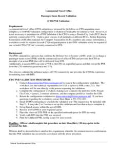 CTO DTS PNR Configuration Worksheet