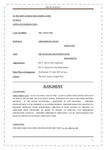 FIJI BANK AND FINANCE SECTOR EMPLOYEES UNION. V. AUSTRALIA AND NEW ZEALAND BANKING GROUP: EMPLOYMENT RELATIONS COURT APPEAL CASE NUMBER: 01 0F 2009