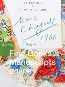 Fine Books & Manuscripts online Sale 2819T  May 27–June 7, 2015