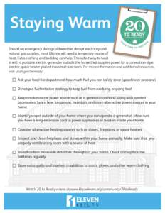20-to-Ready - Staying Warm