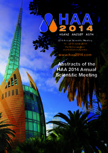 Annual Scientific Meeting 19 – 22 October 2014 Perth Convention and Exhibition Centre