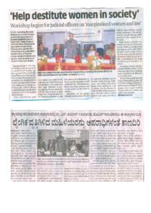 KHPT Bidar workshopNews paper cuttings