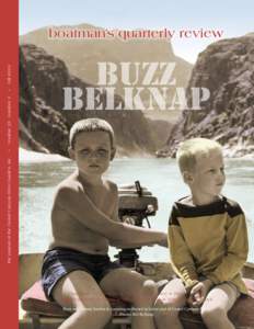 Buzz Belknap the journal of the Grand Canyon River Guide’s, Inc.  •