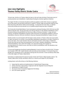 Microsoft Word - Thames Valley DSC Update