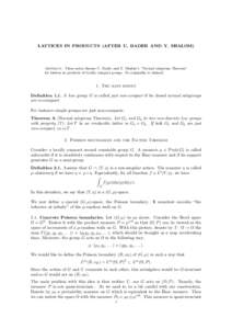 Geometric group theory / Abstract algebra / Probability space / Siméon Denis Poisson / Operator theory / Spectral theory of ordinary differential equations / Symbol / Mathematical analysis / Mathematics / Amenable group