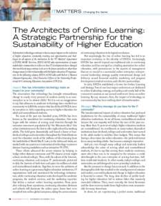 itMatters  [Changing the Game] The Architects of Online Learning: A Strategic Partnership for the
