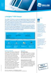 Product Flyer – 3-Heights™ PDF Viewer