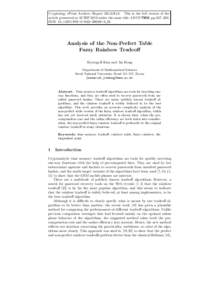Cryptology ePrint Archive: Report[removed]This is the full version of the article presented at ACISP 2013 under the same title. LNCS 7959, pp.347–362. DOI: [removed][removed]3_24 Analysis of the Non-Perfect Tab