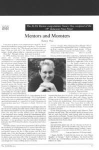 ALAN v30n2 - Mentors and Monsters