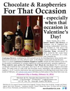 smith_choc_stout_and_lindemans_framboise_valentines_day_2016