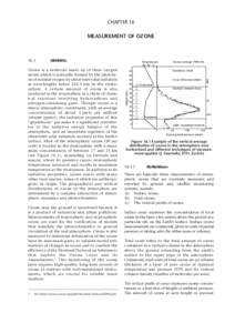 CHAPTER 16  measurement of ozone General