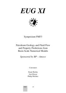 EUG XI  Symposium FMF3 Petroleum Geology and Fluid Flow and Property Predictions from