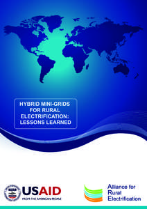 HYBRID MINI-GRIDS FOR RURAL ELECTRIFICATION: LESSONS LEARNED  1