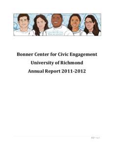 Bonner Center for Civic Engagement University of Richmond Annual Report[removed]|Page