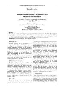 Romanian Journal of Morphology and Embryology 2007, 48(3):299–302  CASE REPORT