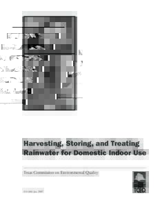 GI-366: Harvesting, Storing, and Treating Rainwater for Domestic Use