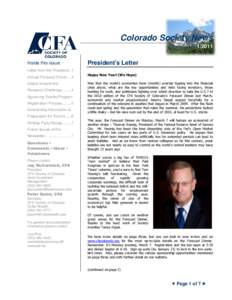 CFA Newsletter 2011 January