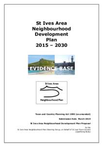 St Ives Area Neighbourhood Development Plan 2015 – 2030