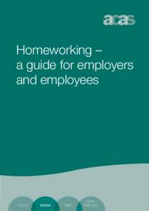Homeworking – a guide for employers and employees We inform,