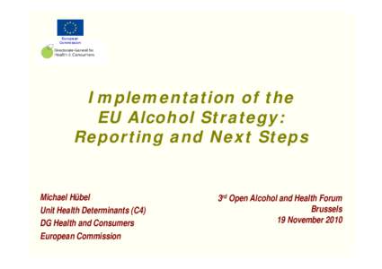 Microsoft PowerPoint - HUEBEL - EU Alcohol Strategy - implementation.ppt