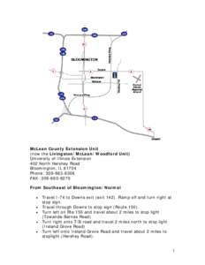 Microsoft Word - Directions for Bloomington_McLean County Unit