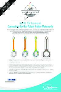 NO M IN EE MAHLE North America Connecting Rod for Polaris Indian Motorcycle