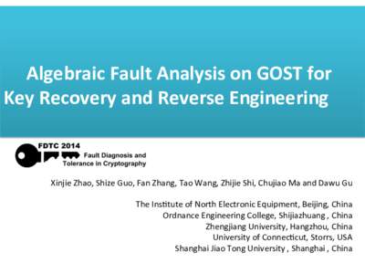 Algebraic Fault Analysis on GOST for Key Recovery and Reverse Engineering