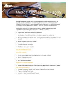 Microsoft Word - Medical Practice Liability Sell Sheet 2pp.docx