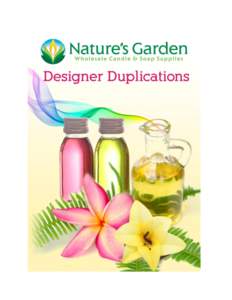 Compare Natures Garden Fragrance to  Designer Fragrance which is similar Similar to: Women