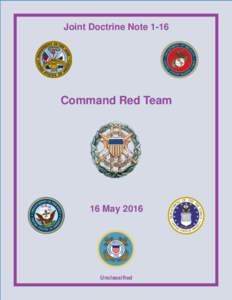 Military doctrines / Military science / Red team / Military intelligence / Military organization / Military / Intent / Intelligence analysis / Staff
