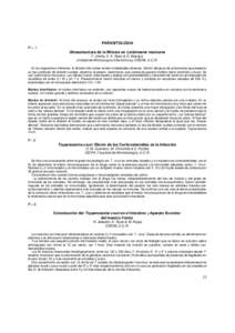 PARASITOLOGIA P— 1 Ultraestructura de la Mitosis en Leishmania mexicana