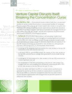 Venture Capital Disrupts Venture Capital.indd