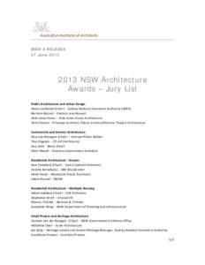 Microsoft Word[removed]NSW Architecture Awards Jury List.docx
