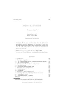 505  Documenta Math. K-Theory of Log-Schemes I Wieslawa Niziol1