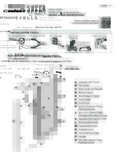   SINGLE PANEL RETRACTABLE SCREEN DOOR installation instructions See our installation video at