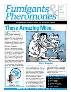 &  Fumigants Pheromones  Issue 58