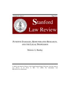 Volume 61, Issue 3  Page 711 Stanford Law Review
