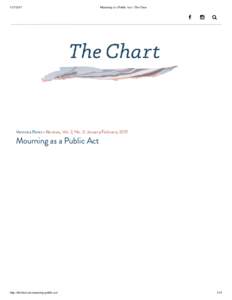 Mourning as a Public Act – The Chart 